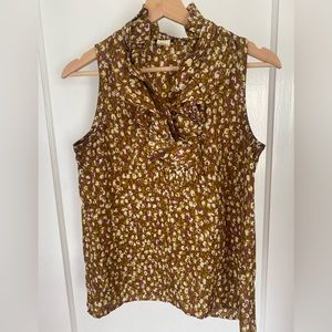 Size 2 j. Crew sleeveless top